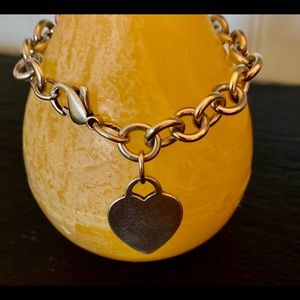 Tiffany sterling silver 925 charm bracelet